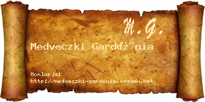 Medveczki Gardénia névjegykártya